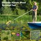 Costway Floating Weed Lake Rake Pond Weed Cutter with Foam Floats, Extended Handle & Rope